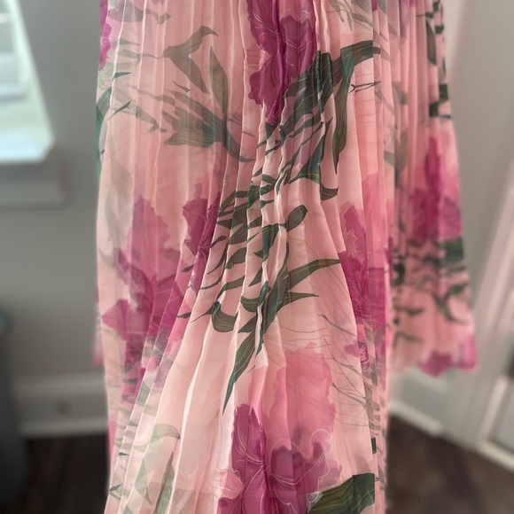 Nordstrom Achanti Pink Floral Mini Dress - Picture 10 of 15